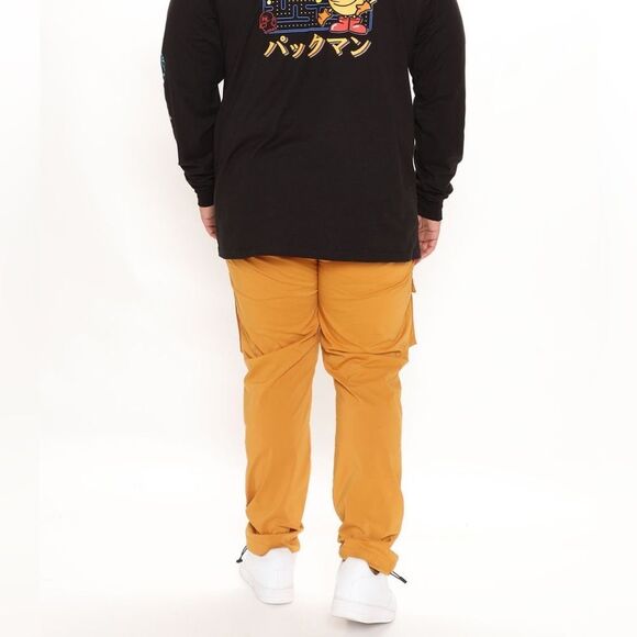 Reason Easy Nylon Cargo Pants In Timber - Picture 5 of 8